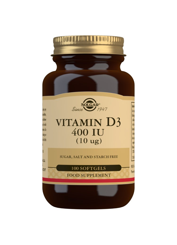 Solgar Vitamin D3 400Iu 100Caps Supplements
