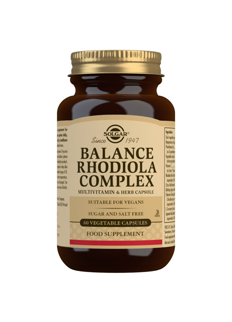 Solgar Balance Rhodiola Complex X 60 - Your Health Store