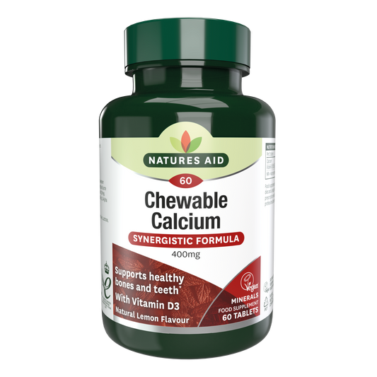 Natures Aid Chewable Calcium 400mg (60)