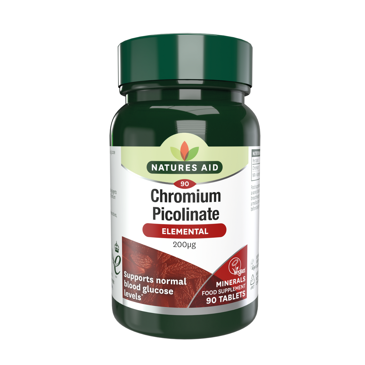 Natures Aid Chromium Picolinate 200ug (90)
