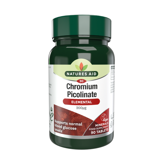 Natures Aid Chromium Picolinate 200ug (90)