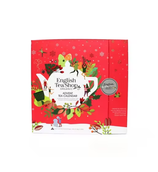 English Tea Shop Organic Red Book Style Advent Calendar