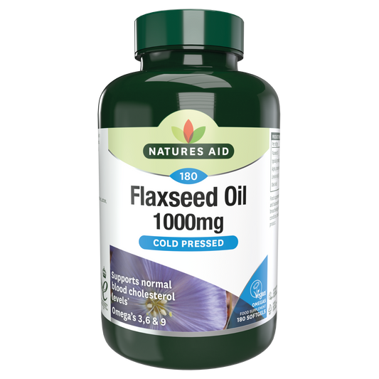 Natures Aid Flaxseed Oil 1000mg (180)