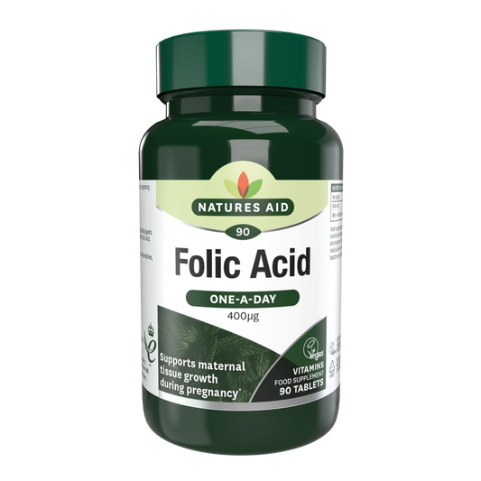 Natures Aid Folic Acid 400ug (90)