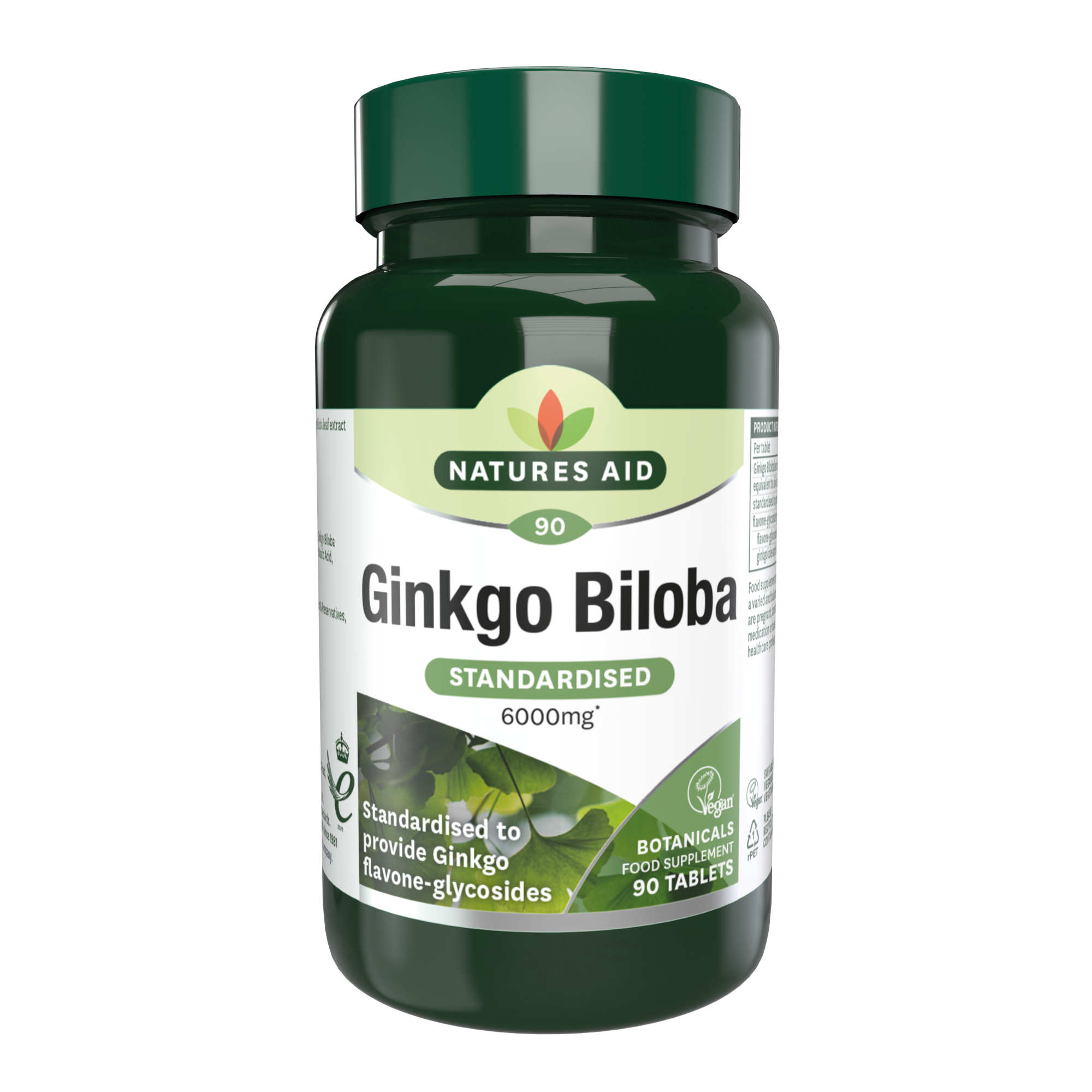 Natures Aid Ginkgo Biloba 6000mg (90)