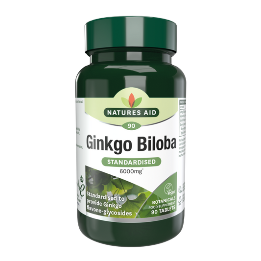 Natures Aid Ginkgo Biloba 6000mg (90)