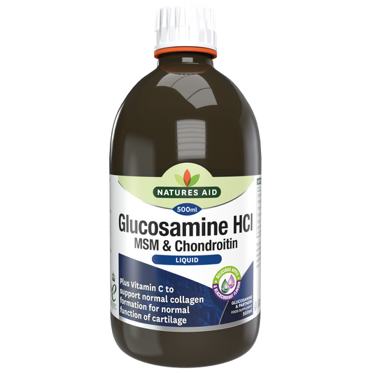 Natures Aid Glucosamine, MSM & Chondroitin 500ml