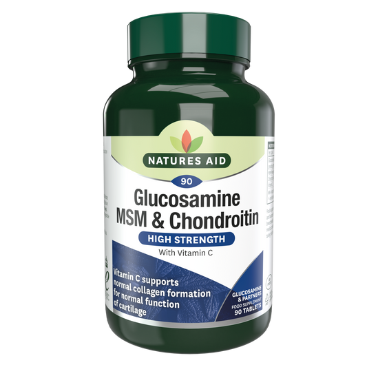 Natures Aid Glucosamine, MSM, Chondroitin (90)