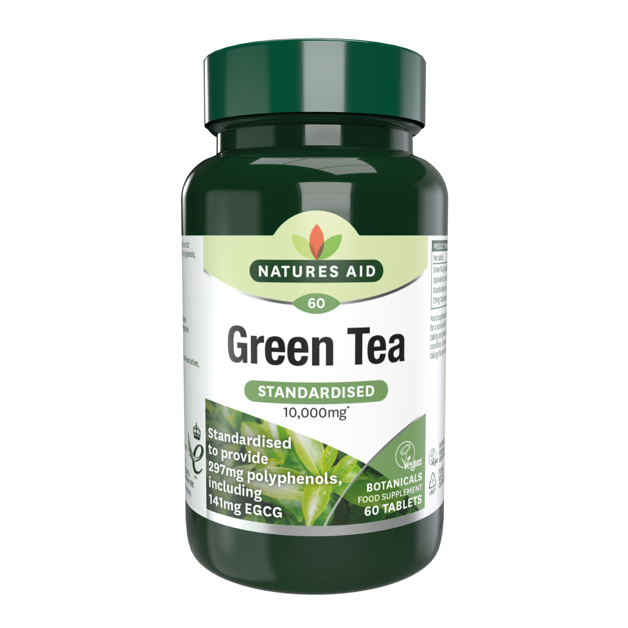 Natures Aid Green Tea 10,000mg (60)