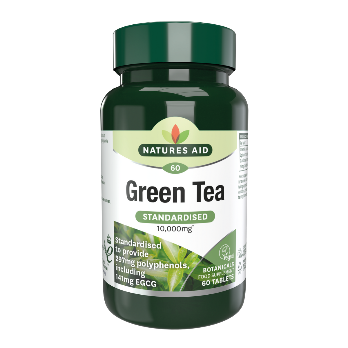 Natures Aid Green Tea 10,000mg (60)