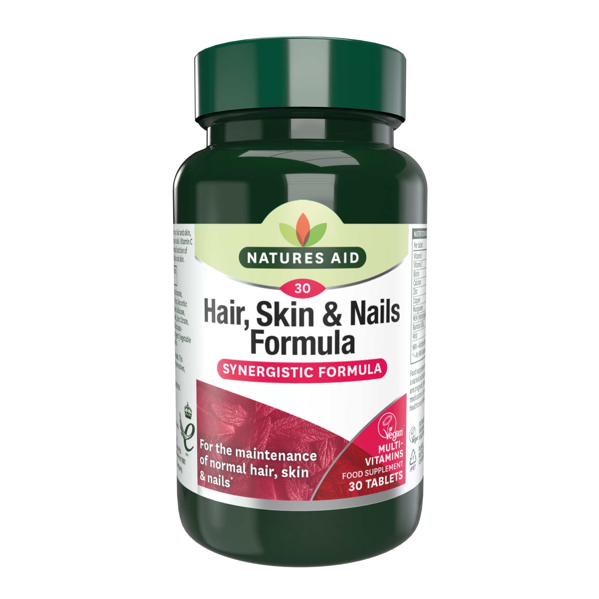 Natures Aid Hair Skin & Nails (30)
