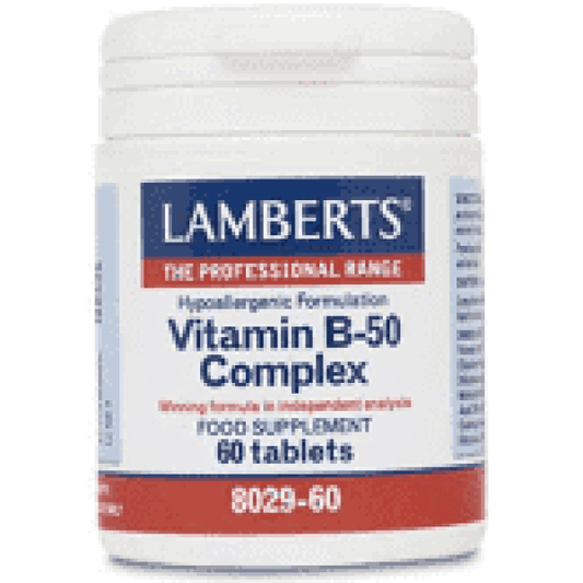 Lamberts B-50 Complex 60 Tablets Vitamins