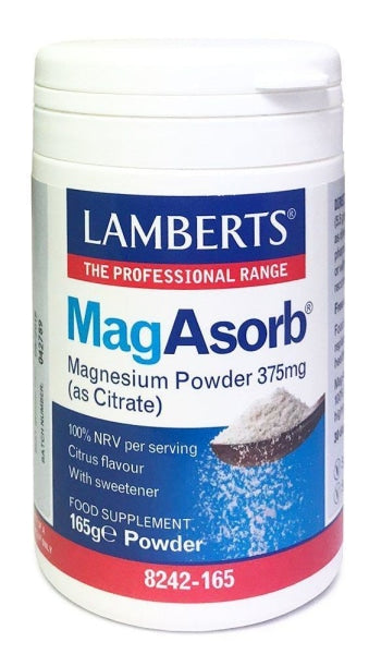 Lamberts MagAsorb Magnesium Powder 375mg - Your Health Store