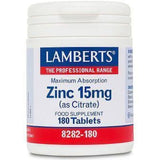 Lamberts Zinc 15Mg 180 - Your Health Store