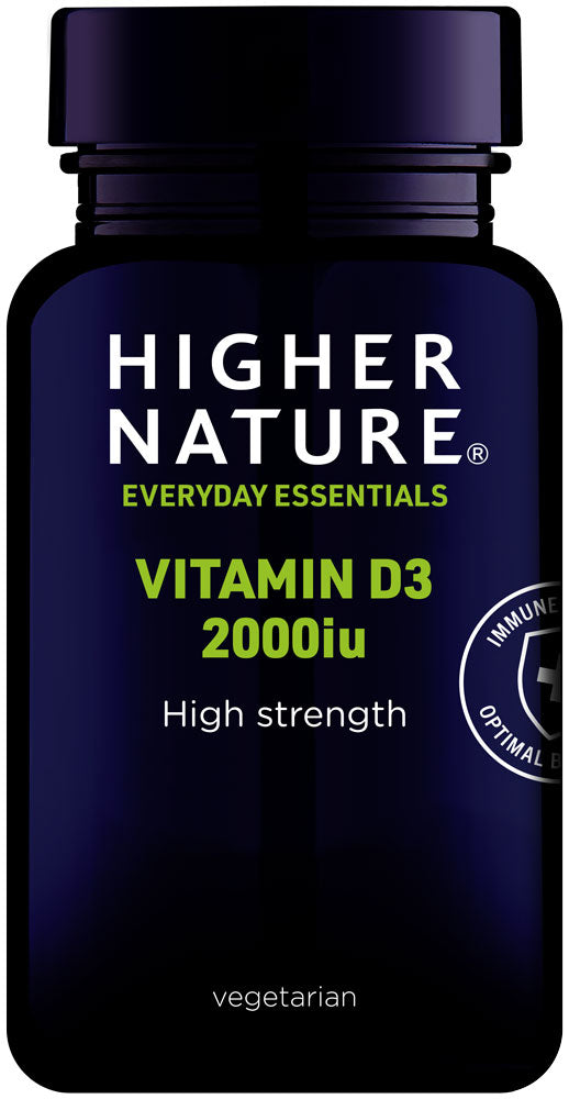 Higher Nature Vitamin D 2000iu 60 capsules