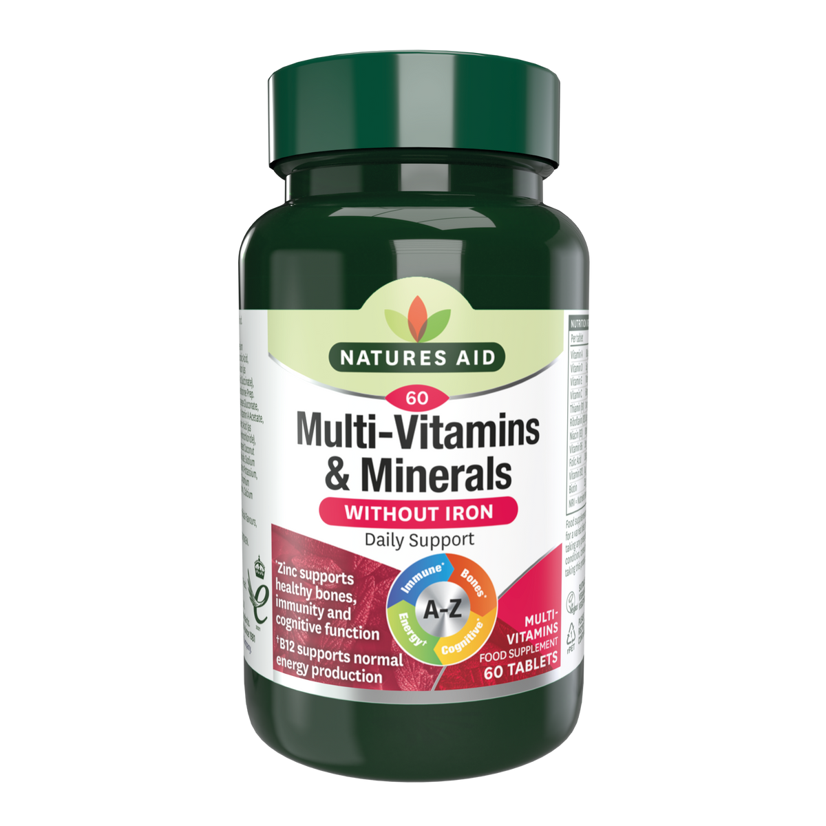 Natures Aid Multi Vitamin without Iron (60)
