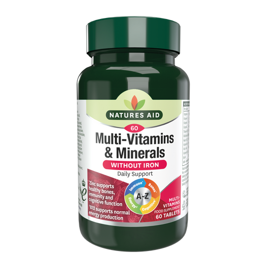 Natures Aid Daily Support Multi Vitamin without Iron (60)