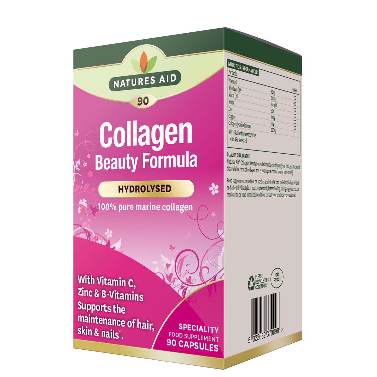 Natures Aid Collagen Beauty Formula (90)