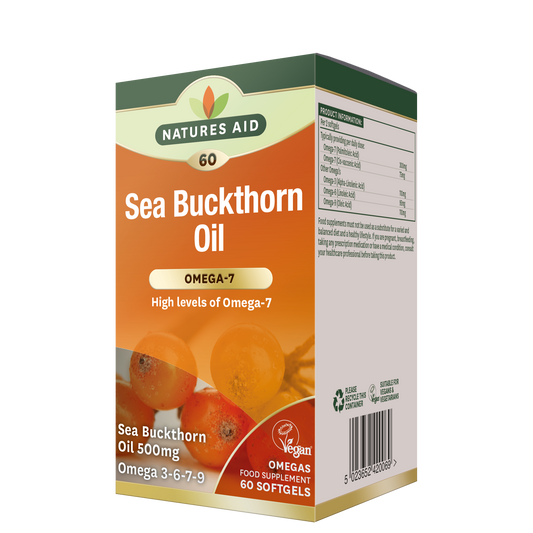 Natures Aid Sea Buckthorn Omega-7 (60)