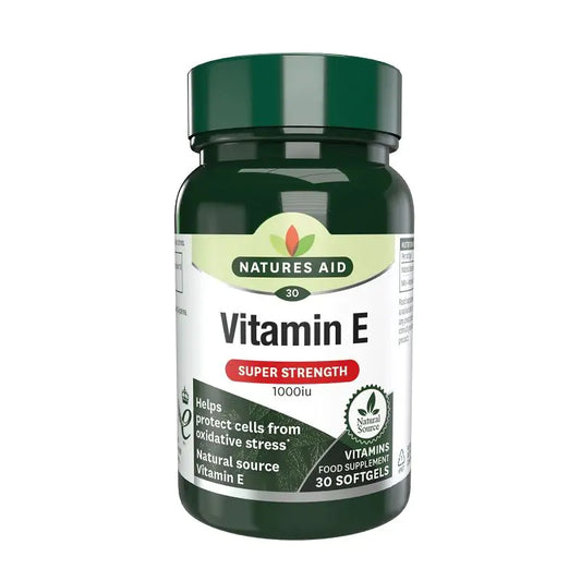 Natures Aid Vitamin E 1000iu 30 softgels