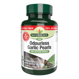 Natures Aid Odourless Garlic Pearls 33% Extra 120