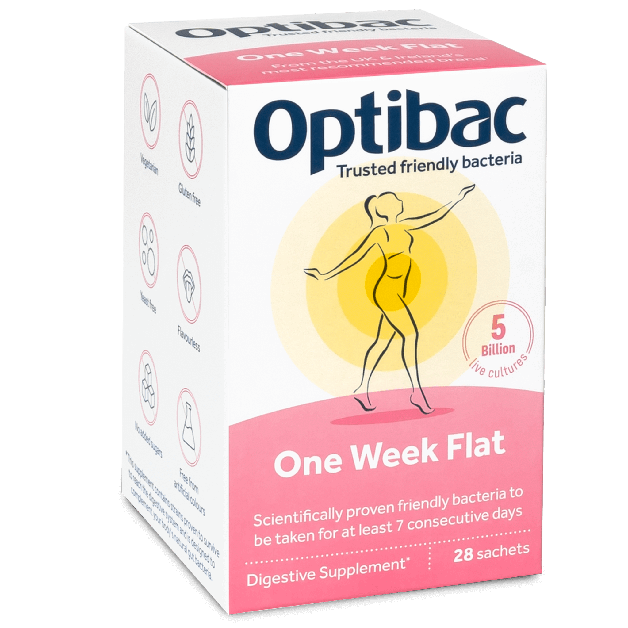 Optibac One Week Flat Probiotic (28)