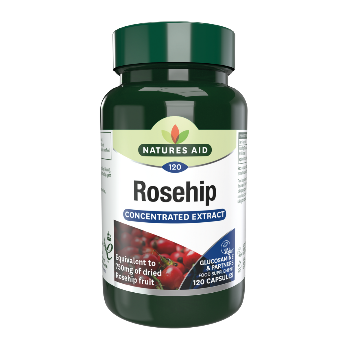 Natures Aid Rosehip 750mg (120)