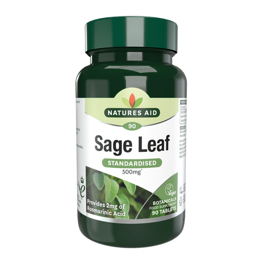 Natures Aid Sage Leaf 500mg (90)