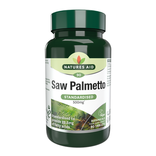 Natures Aid Saw Palmetto 500mg (90)