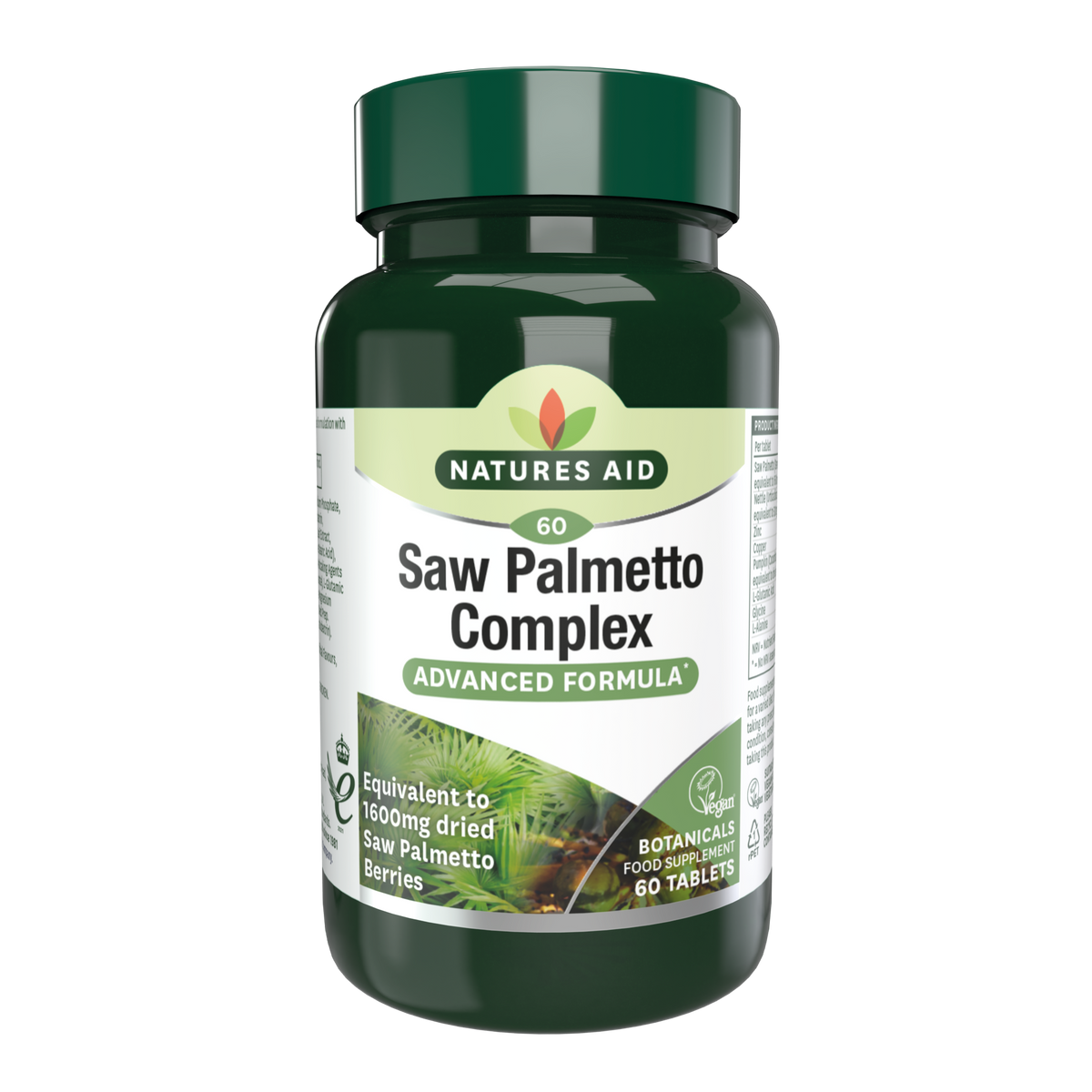 Natures Aid Saw Palmetto Complex 160mg (60)