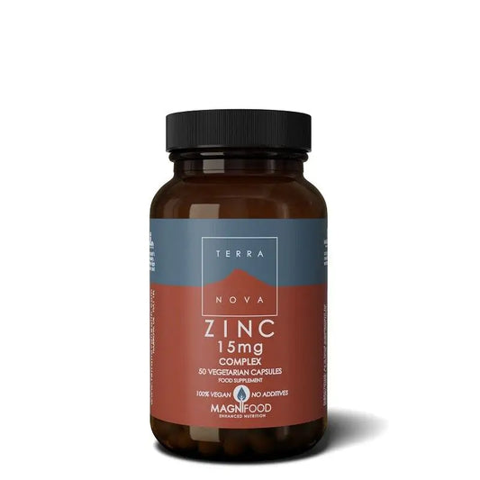 Terranova Zinc 15mg Complex 50 capsules