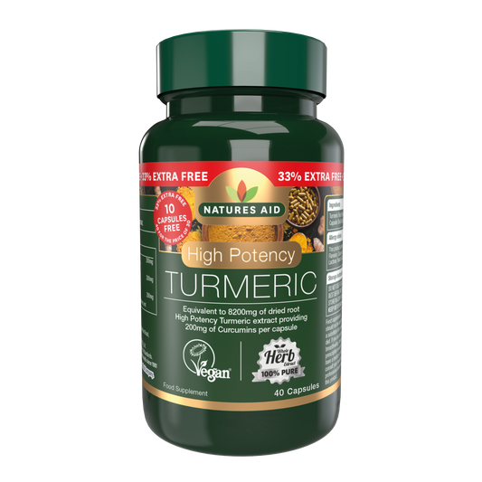 Natures Aid Turmeric 33% Extra 40 capsules