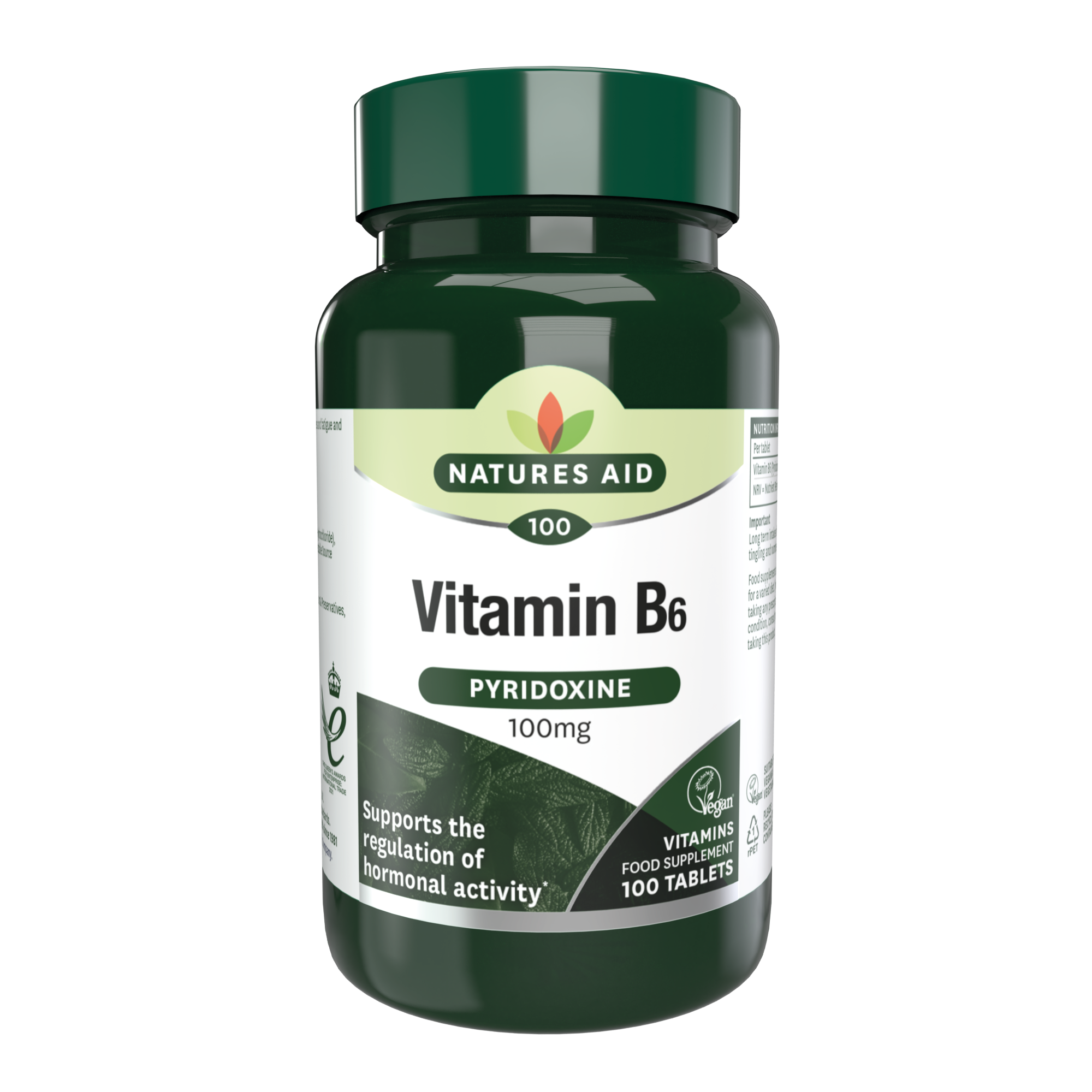 Natures Aid Vitamin B6 100mg (100)