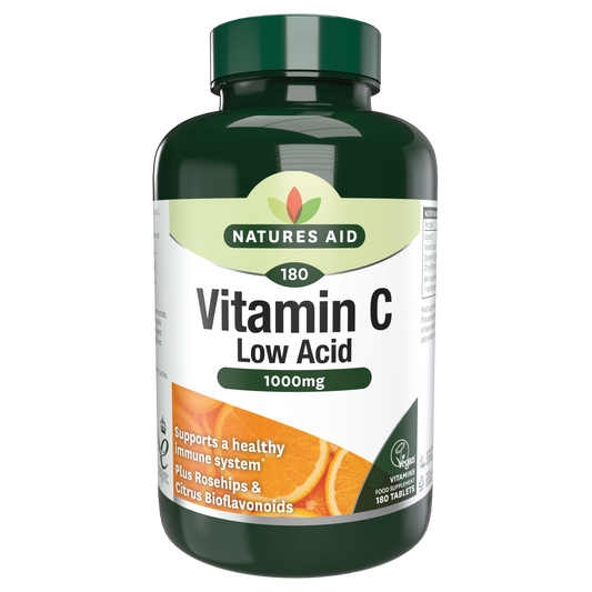 Natures Aid Vitamin C 1000mg Low Acid (180)