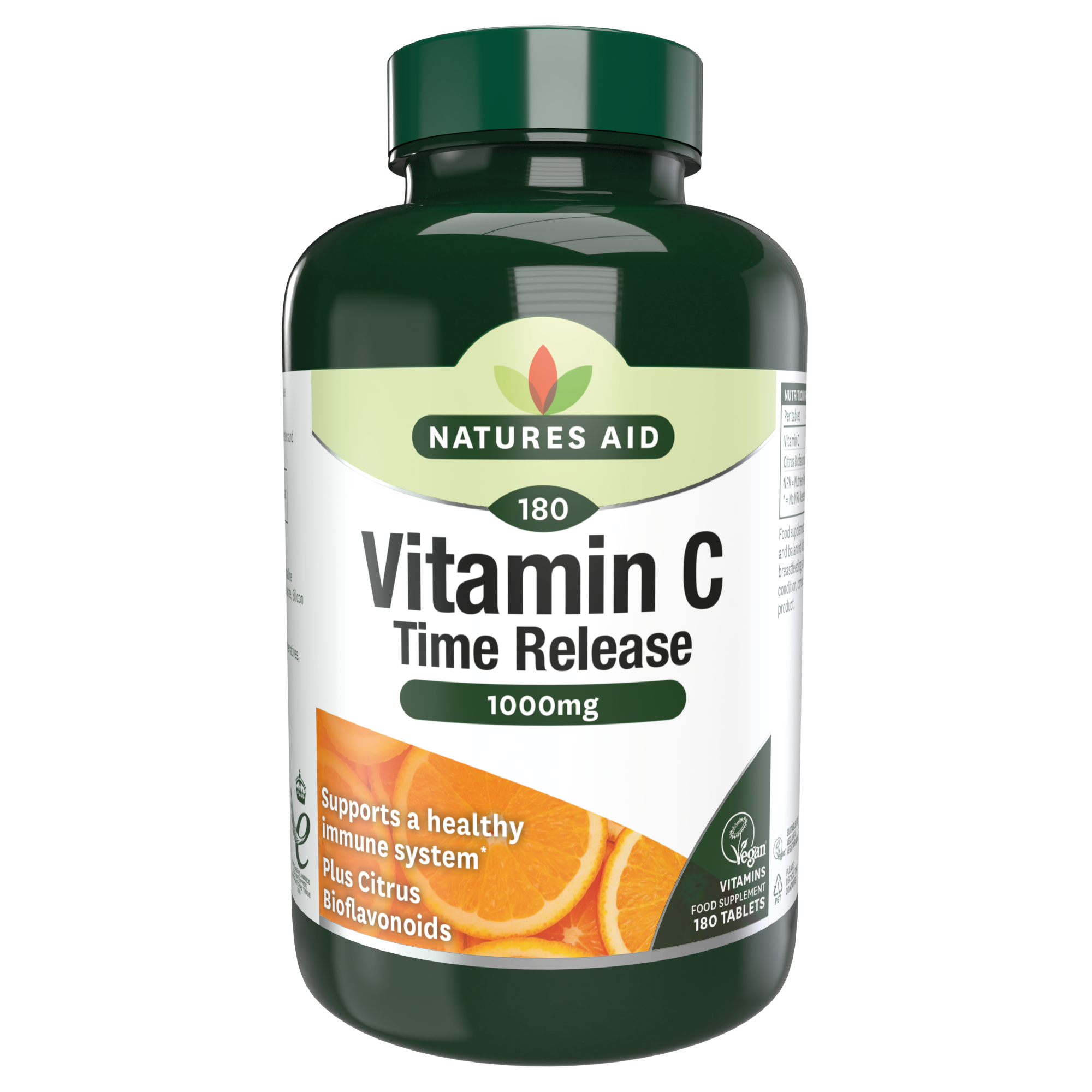 Natures Aid Vitamin C 1000mg Time Release (180)