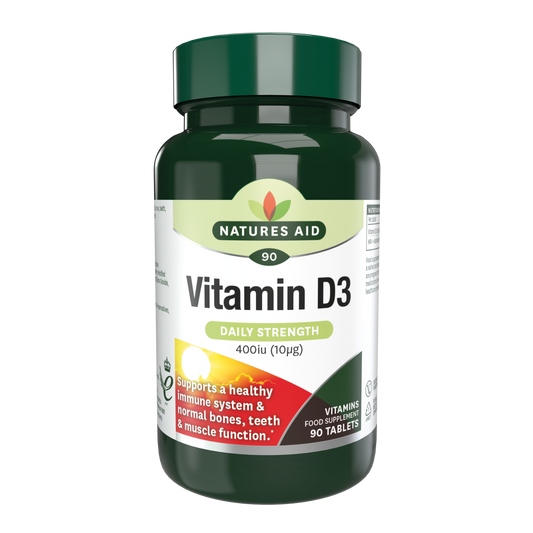 Natures Aid Vitamin D3 400iiu