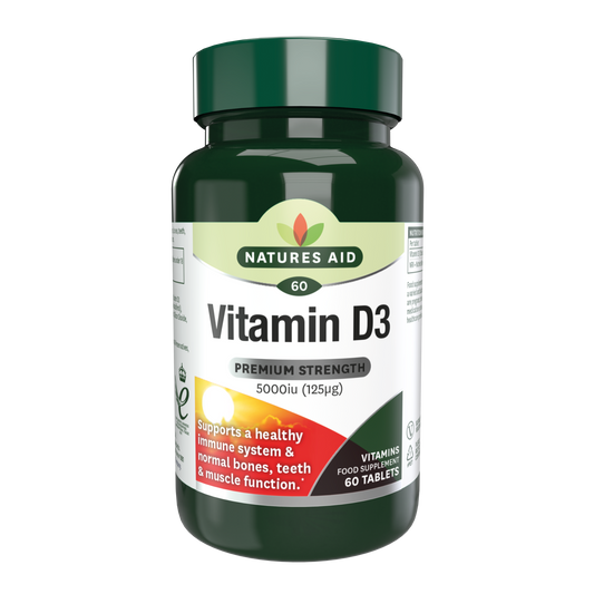 Natures Aid Vitamin D3 5000Iu (60)