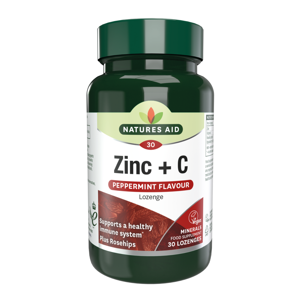 Natures Aid Zinc + C Lozenge (30)