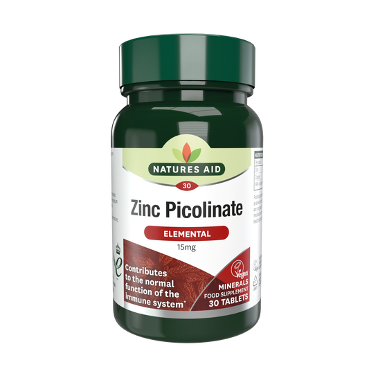 Natures Aid Zinc Picolinate 15mg (30)